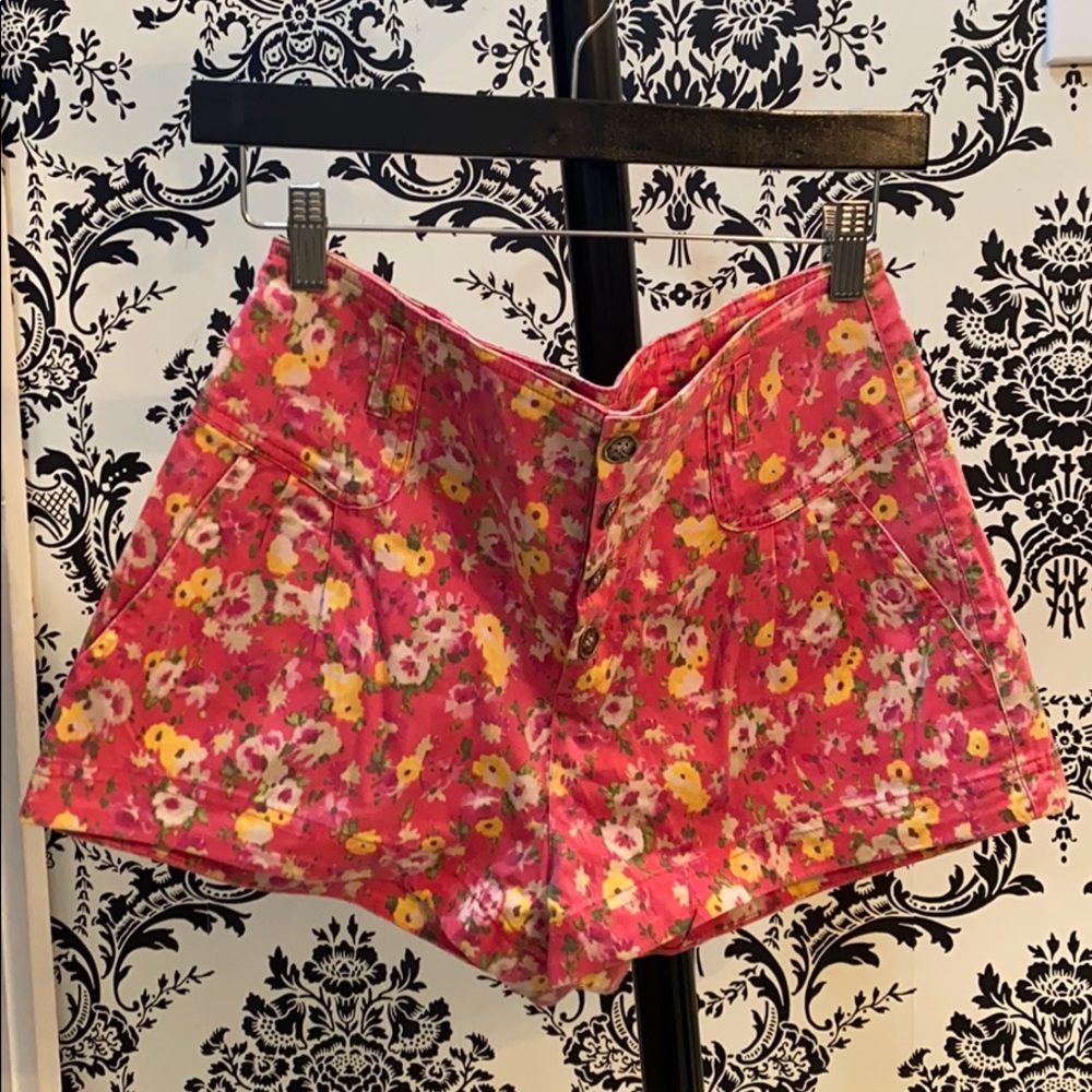 Zara floral shorts